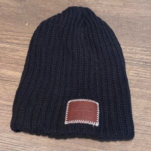 Black Love Your Melon Beanie with old style Patch